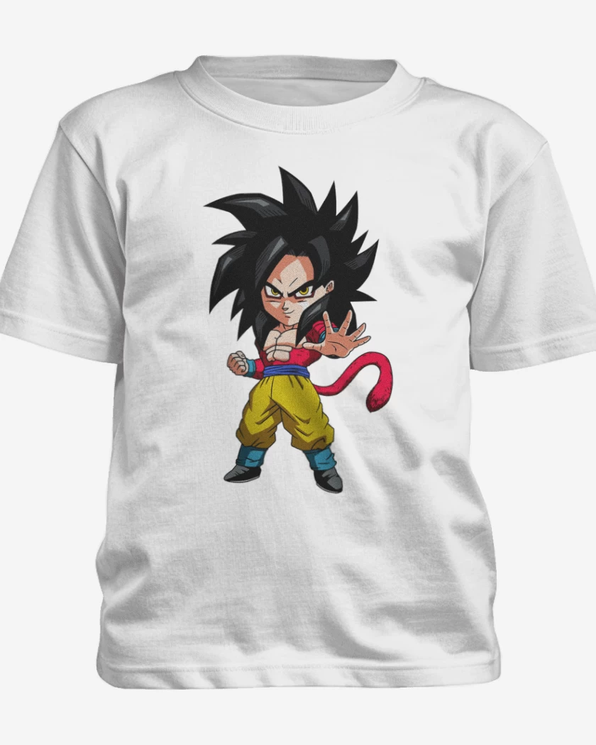 Polera de niño Goku fase 4
