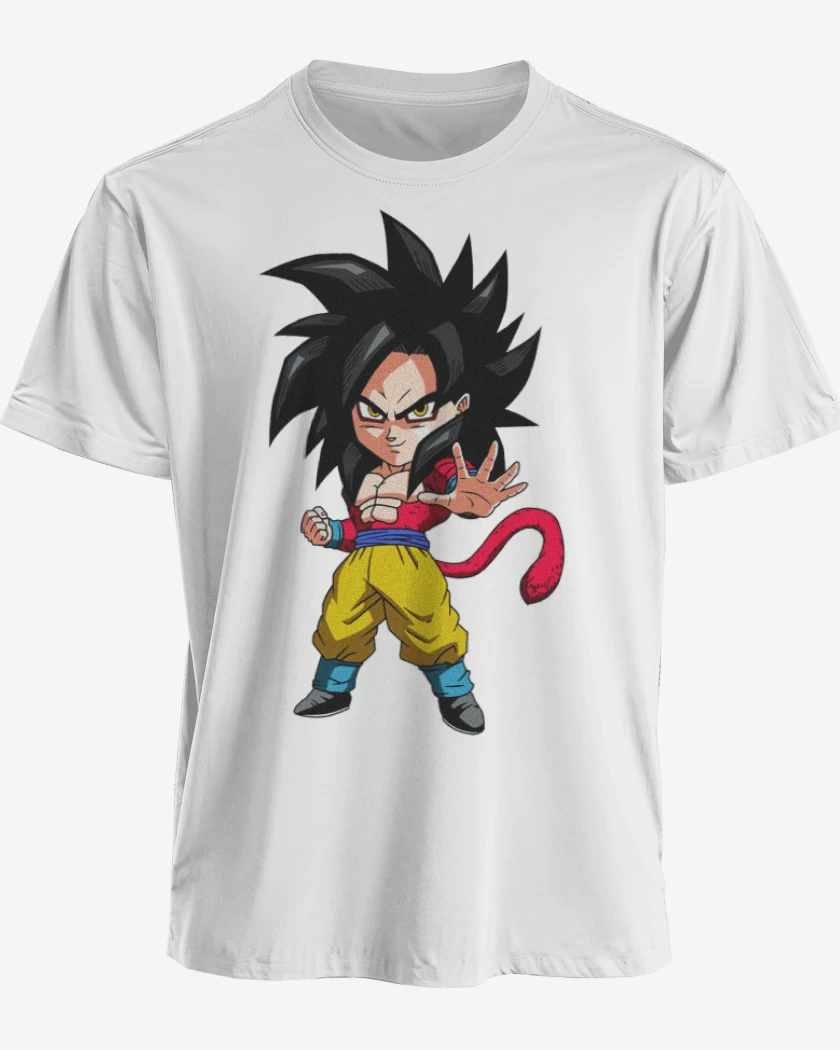 Polera premium Blanco de Goku fase 4