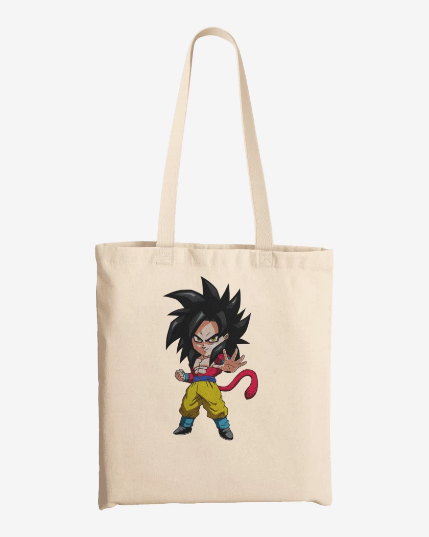 Totebag Blanco de Goku fase 4