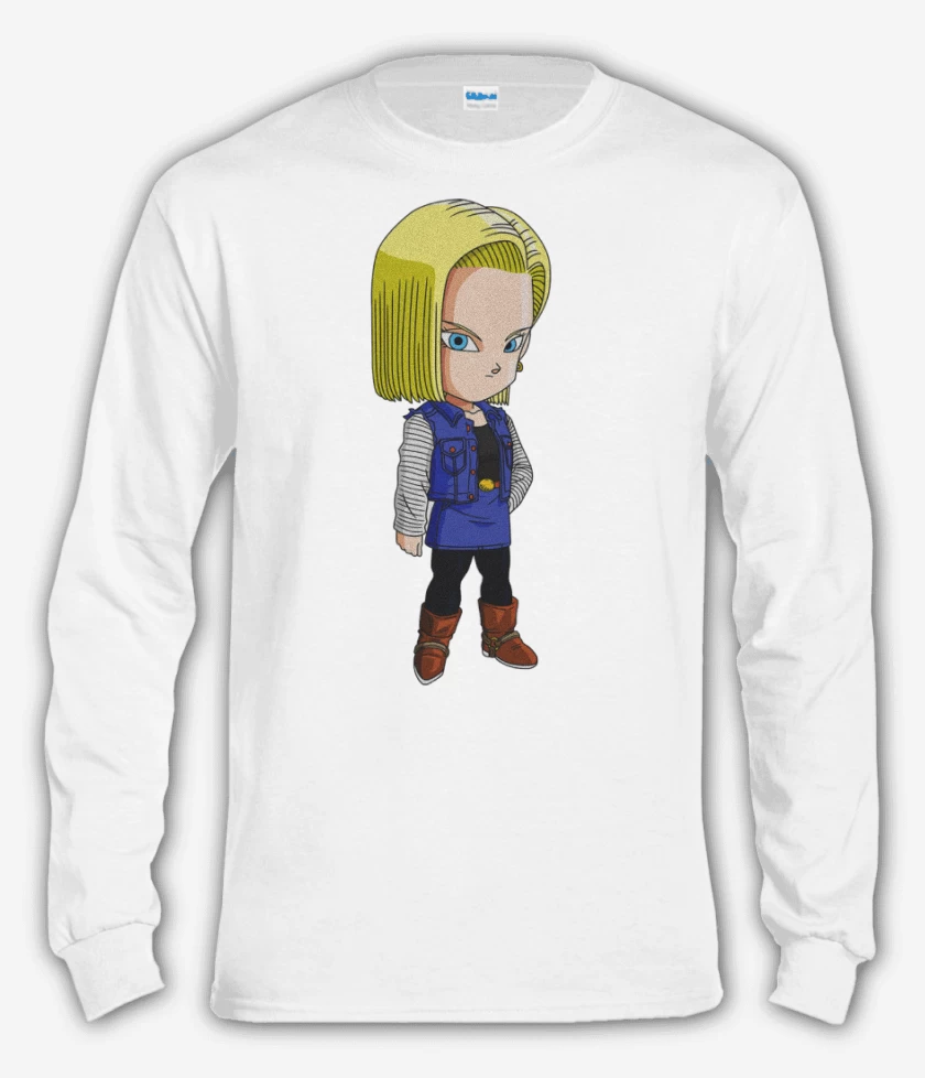 Polera manga larga Androide 18