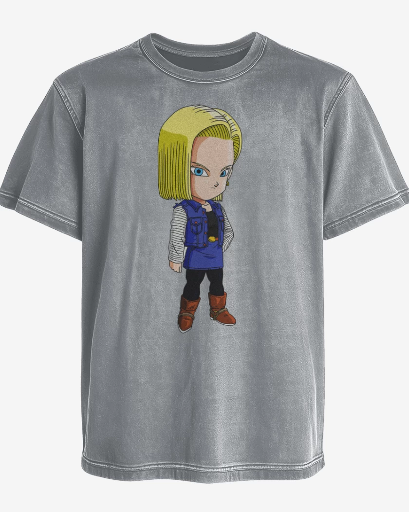 Polera desgastada Androide 18