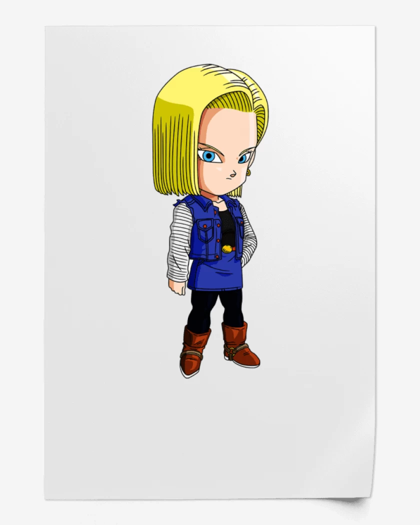 Print Androide 18