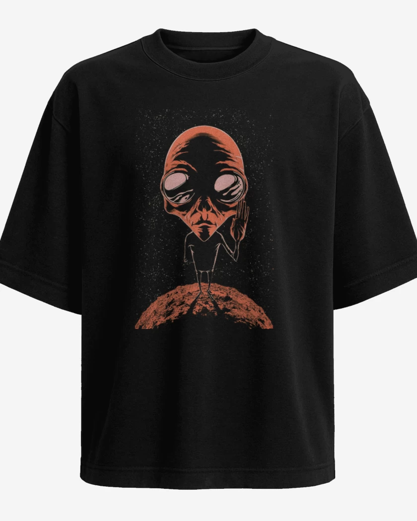 Polera Oversize Negro de Marciano