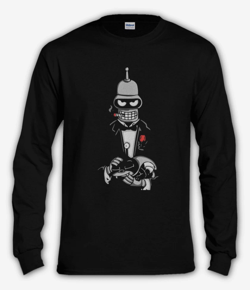 Polera manga larga Negro de The bender