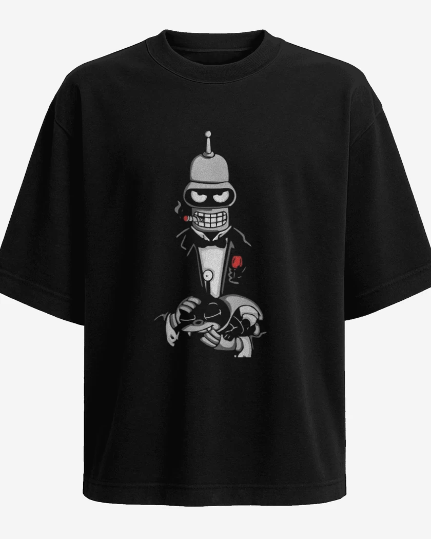 Polera Oversize Negro de The bender
