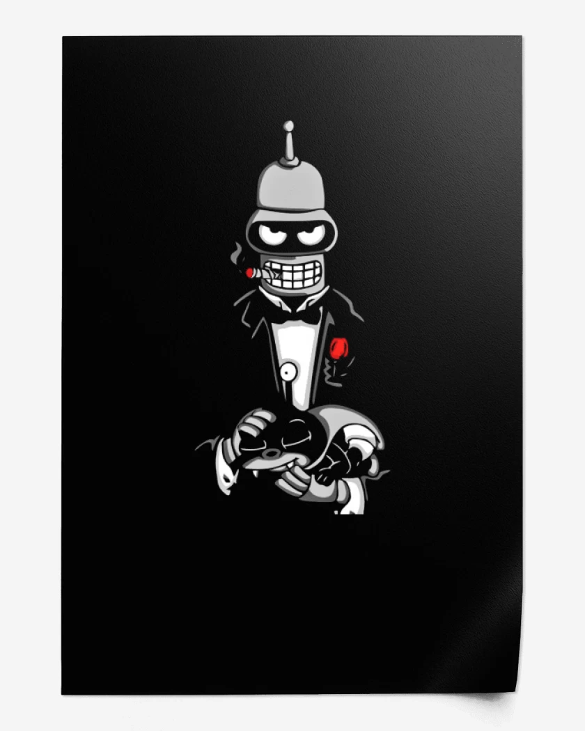 Print Negro de The bender