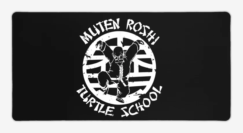 Mouse pad Gamer Negro de Muten roshi
