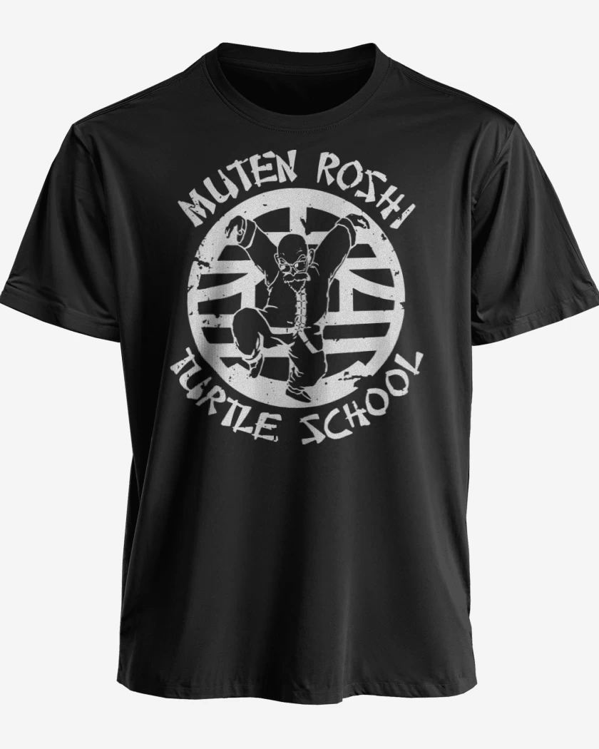 Polera premium Negro de Muten roshi