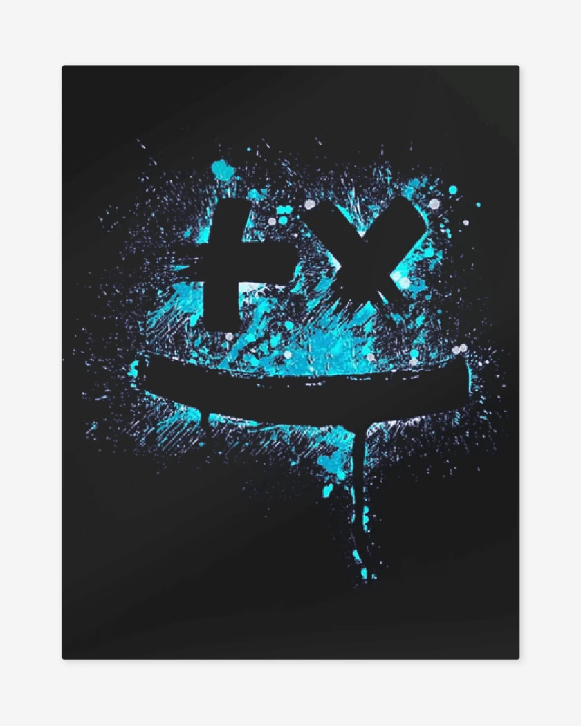 Print metalico Negro de Garrix