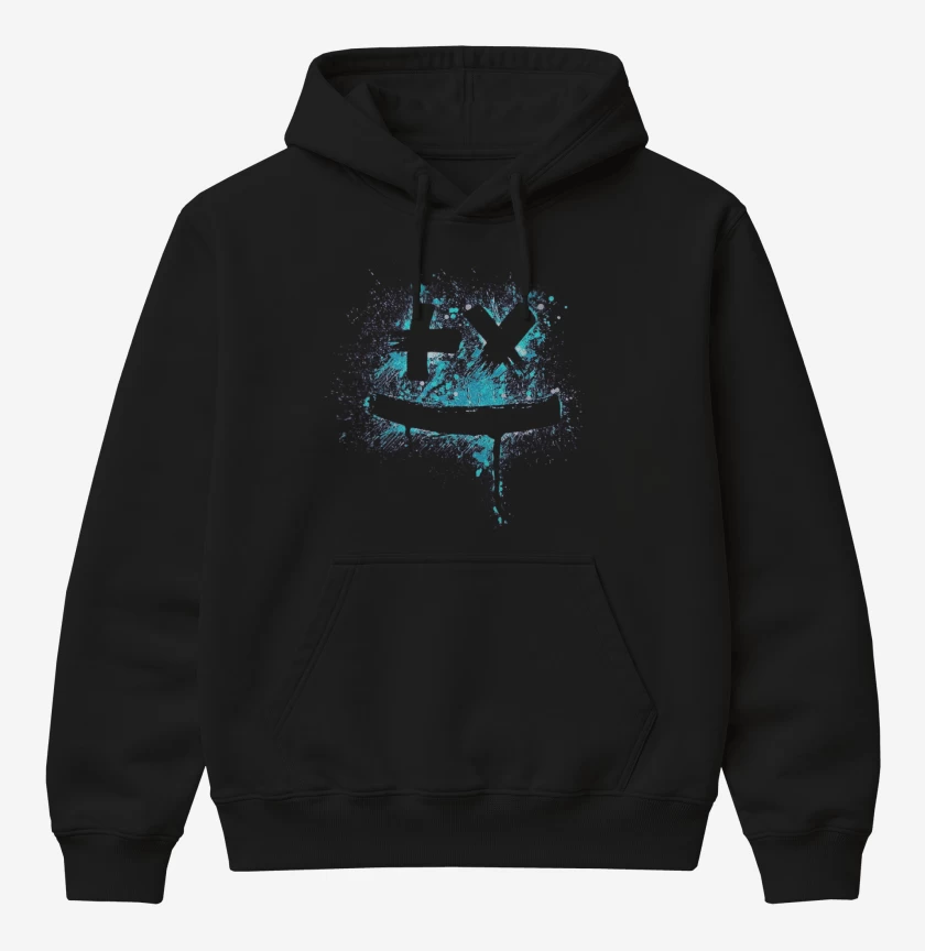 Poleron Canguro básico Negro de Garrix