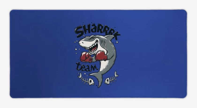 Mouse pad Gamer Azul Rey de Sharrk