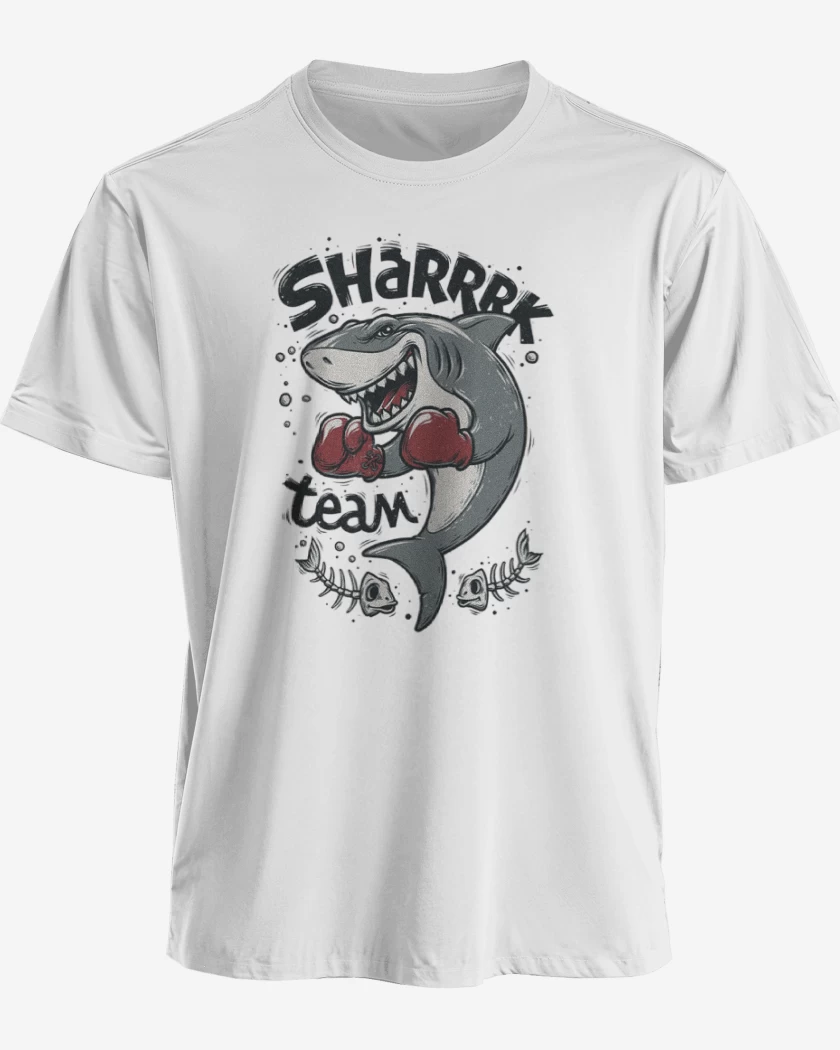 Polera premium Blanco de Sharrk