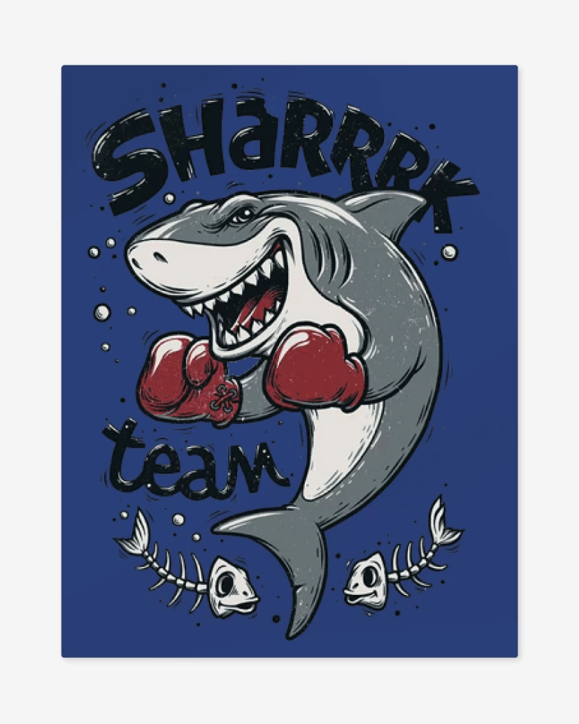 Print metalico Azul Rey de Sharrk