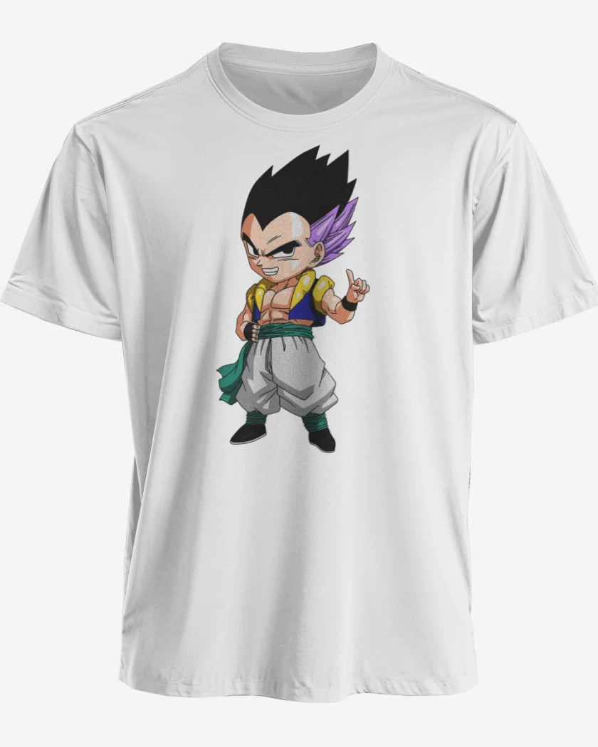 Polera premium Blanco de Gotenks 