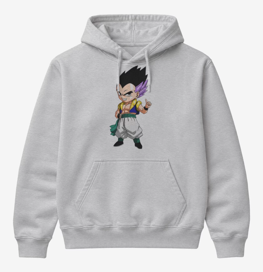 Poleron Canguro básico Gris Melange de Gotenks 