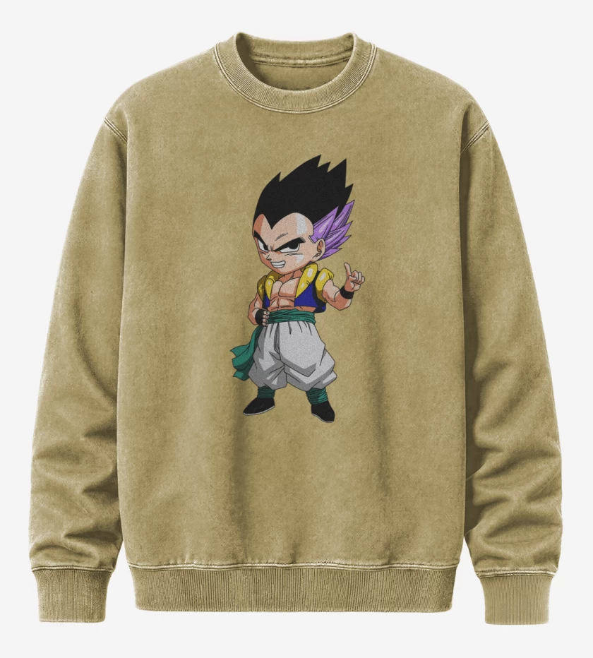 Poleron Polo Acid Wash Beige de Gotenks 