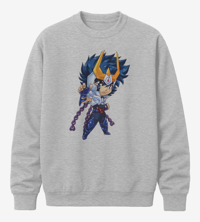 Poleron polo Gris Melange de Fenix 2