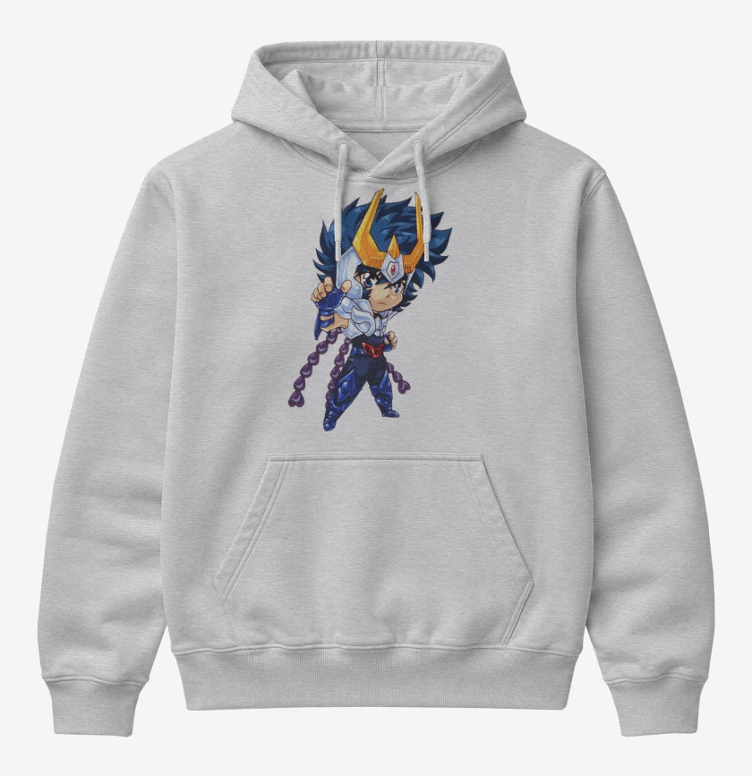 Poleron Canguro básico Gris Melange de Fenix 2