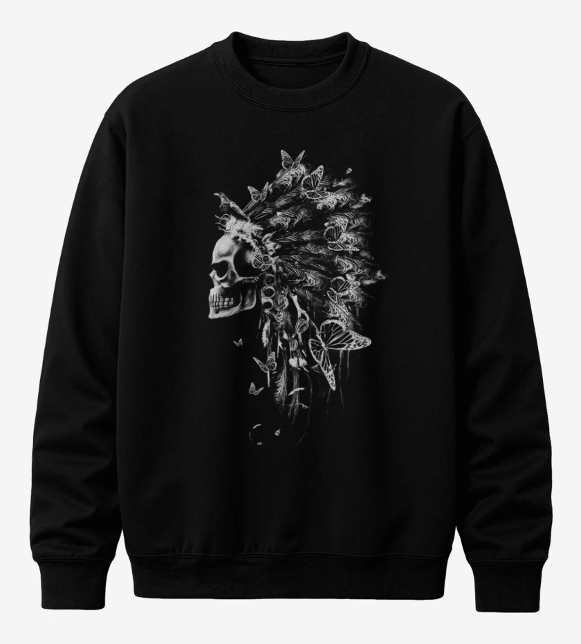 Poleron polo Indian Skull 