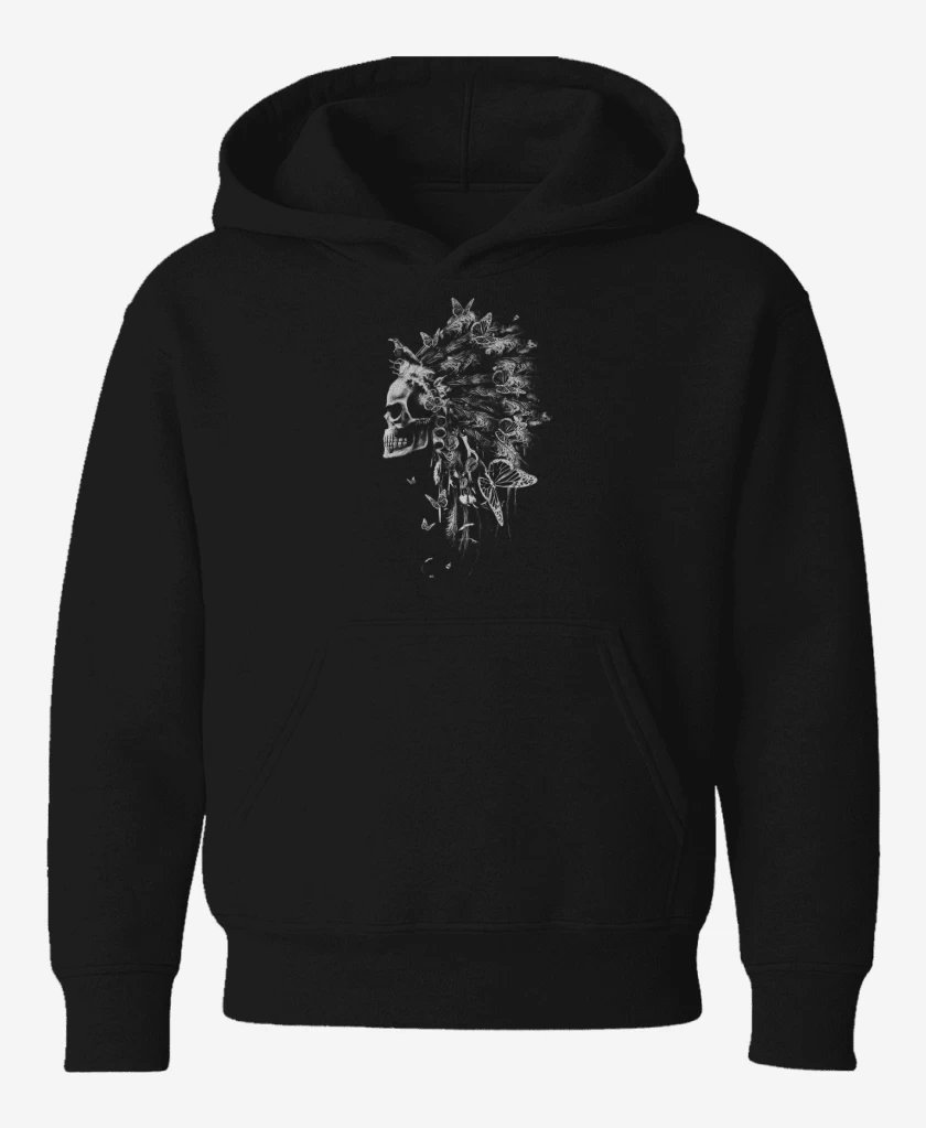 Poleron de niño Negro de Indian Skull 