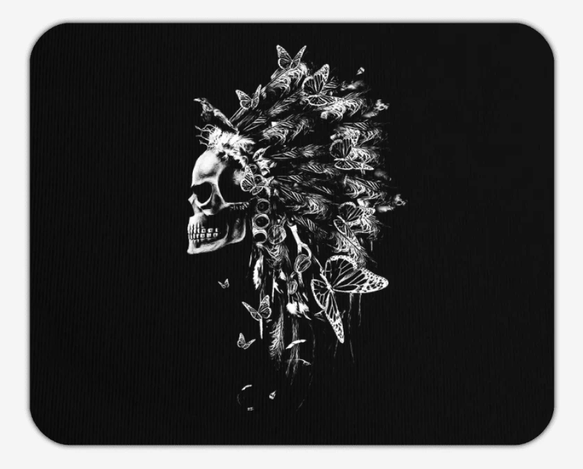 Mousepad Indian Skull 
