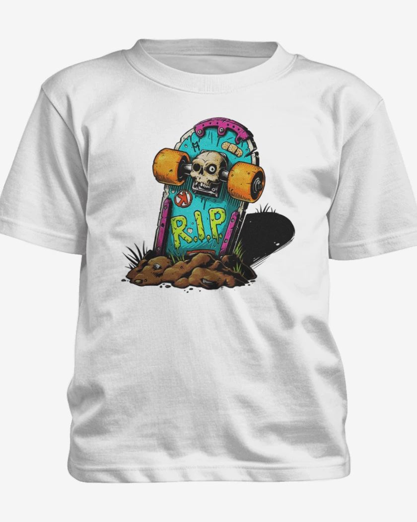 Polera de niño Blanco de Rip skate