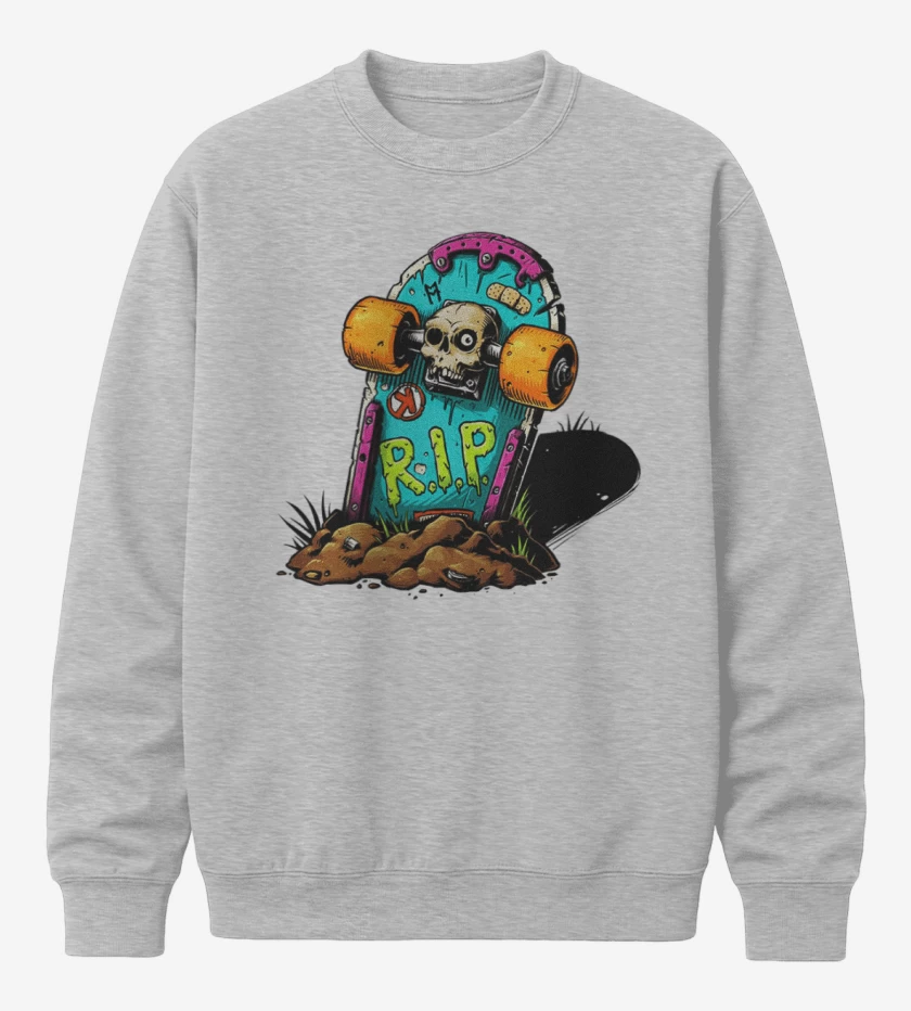 Poleron polo Gris Melange de Rip skate