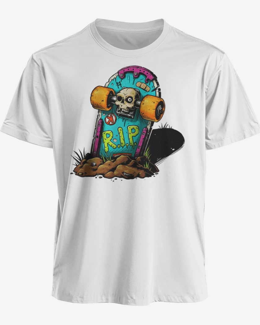 Polera premium Blanco de Rip skate