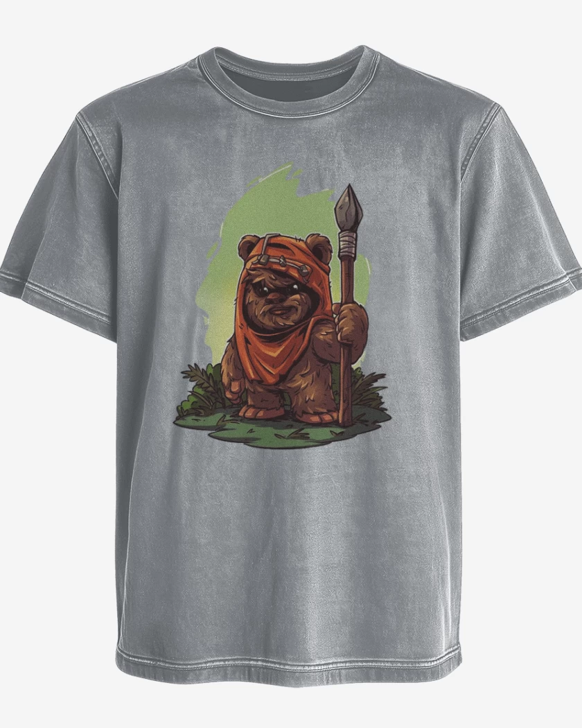 Polera desgastada Chibi Ewok