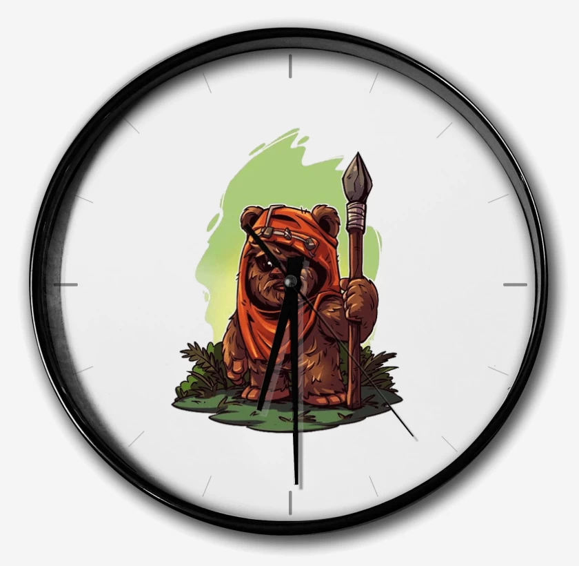 Reloj Blanco de Chibi Ewok
