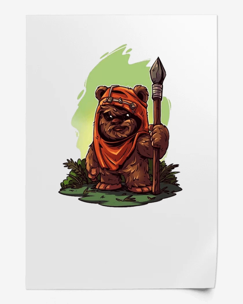 Print Chibi Ewok