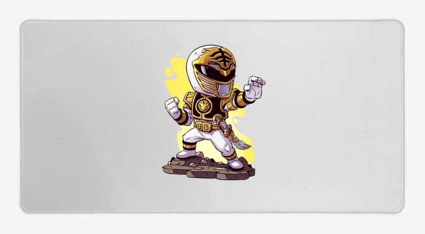 Mouse pad Gamer Blanco de White ranger