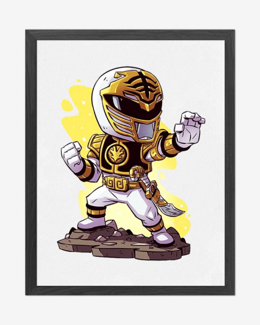 Cuadro decorativo Blanco de White ranger