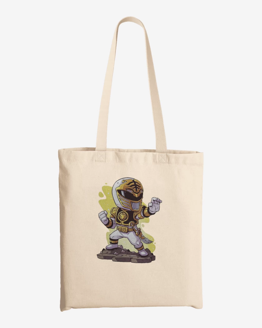 Totebag Blanco de White ranger