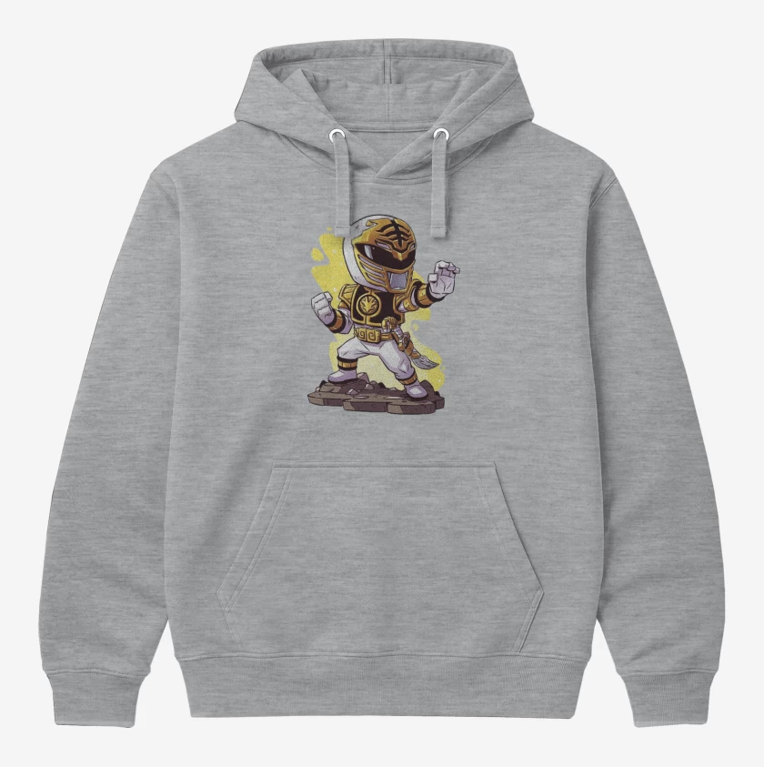 Polerón Canguro Gris Melange de White ranger