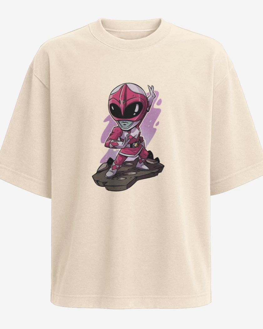 Polera Oversize Pink ranger