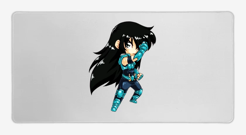Mouse pad Gamer Blanco de Shiryu Full color