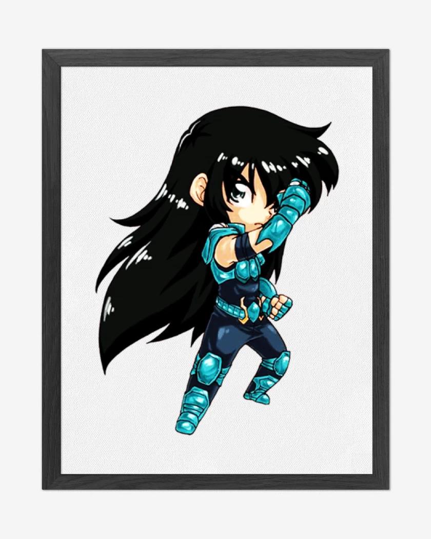 Cuadro decorativo Blanco de Shiryu Full color