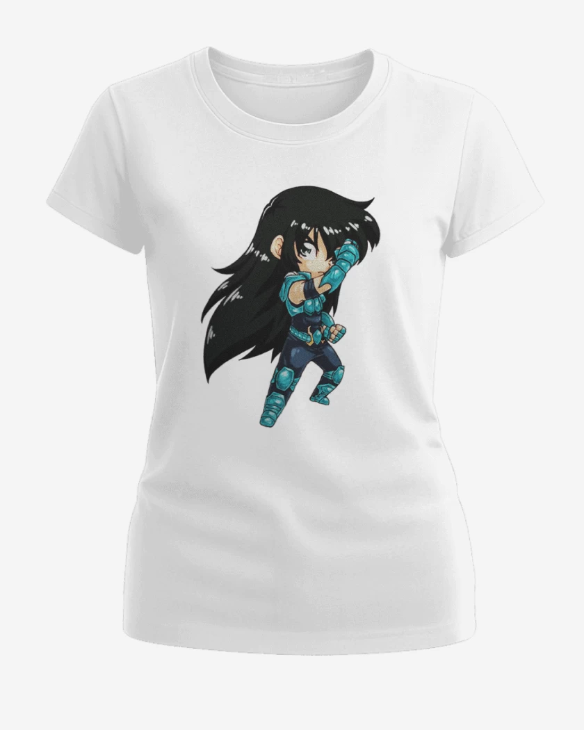 Polera de Mujer Blanco de Shiryu Full color