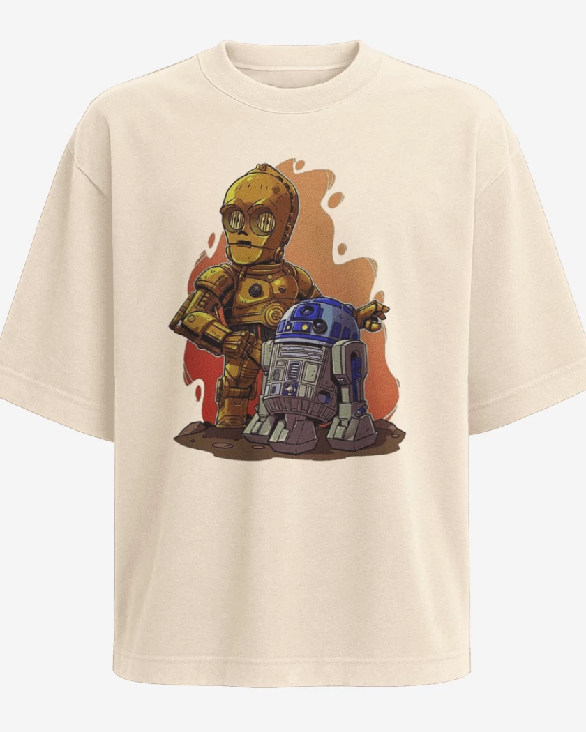 Polera Oversize Tripio y arturito