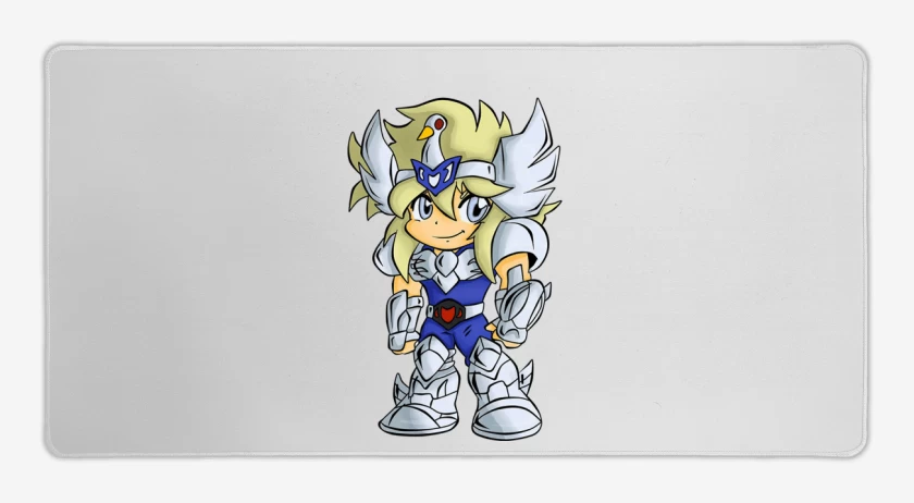 Mouse pad Gamer Blanco de Hyoga 3