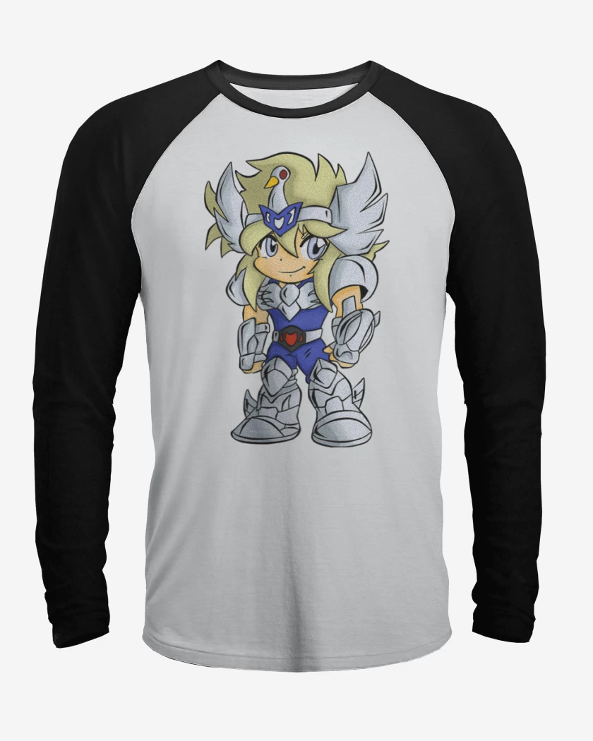 Polera Raglan Blanco / Negro de Hyoga 3