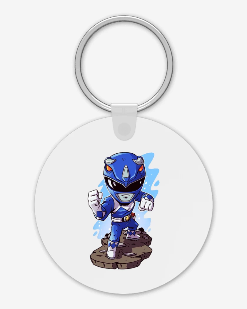 Llavero Blanco de Ranger blue