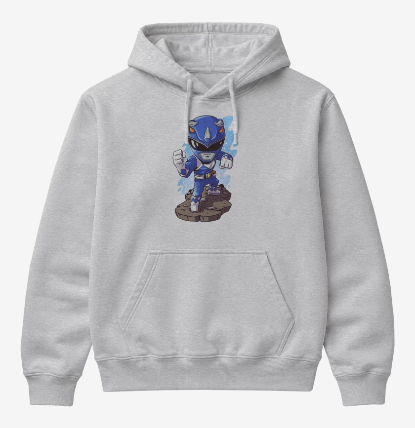 Poleron Canguro básico Gris Melange de Ranger blue