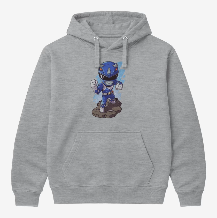 Polerón Canguro Gris Melange de Ranger blue