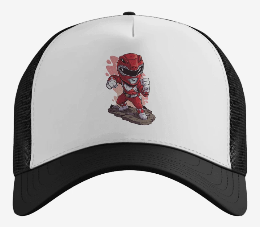 Gorro Blanco de Chibi red ranger
