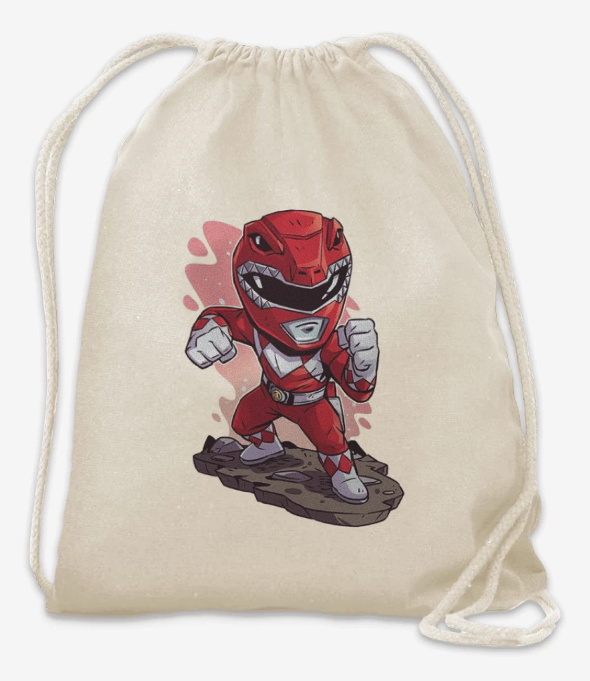 Mochila Blanco de Chibi red ranger