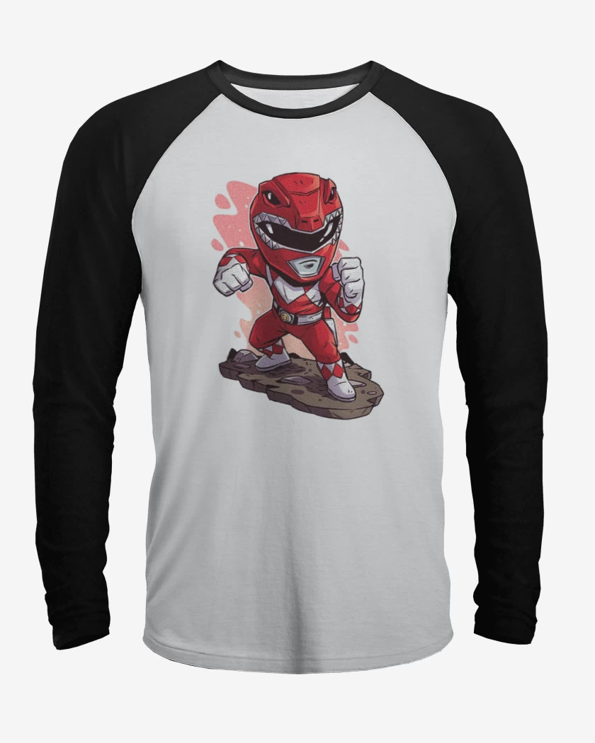Polera Raglan Chibi red ranger