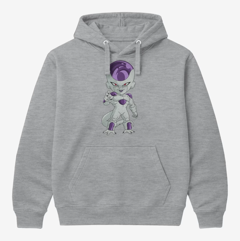 Polerón Canguro Gris Melange de freezer 2