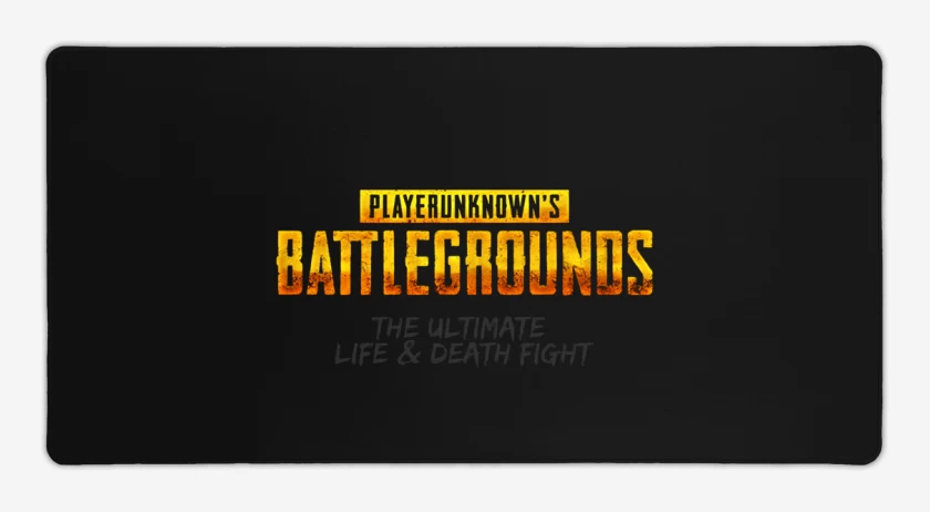 Mouse pad Gamer Negro de PUBG